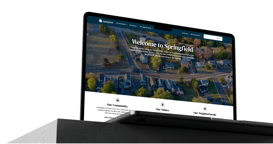 laptop showing citysite.com open in the browser